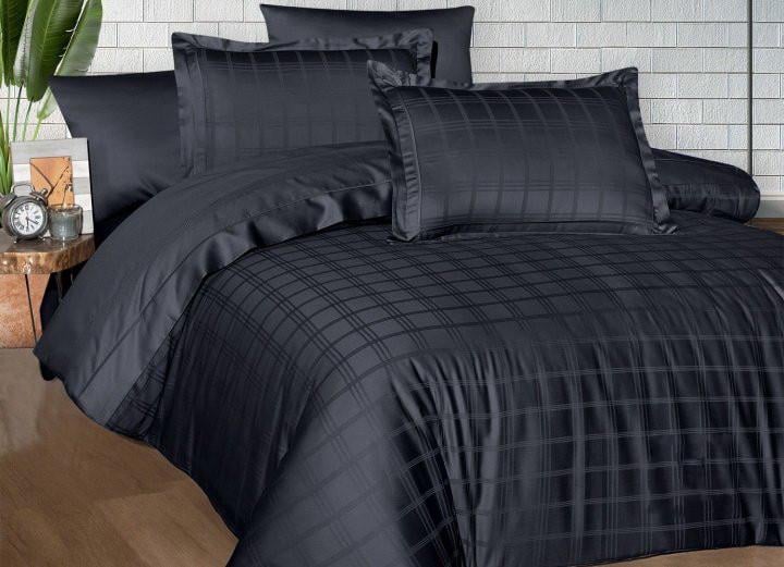 Постельное белье First Choice Deluxe Royce eclipse сатин люкс евро Черный (14056439) Постельное белье First Choice Deluxe Royce eclipse сатин люкс евро Черный (14056439)