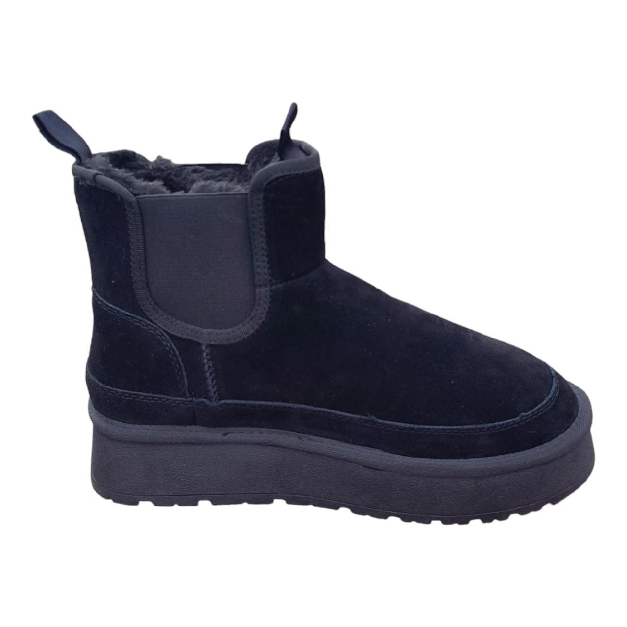 Уги жіночі замшеві Hengji р. 36 Чорний (2010659070) - фото 4 Уги жіночі замшеві Hengji р. 36 Чорний (2010659070) - фото 4