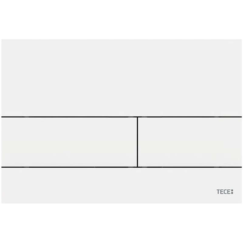 Панель смыва с двумя клавишами TECE для унитаза TECEsquare II металл Белый матовый (9240834)