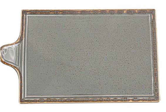 Блюдо фарфоровое прямоугольное Porland 340х270 мм (358134/DG)