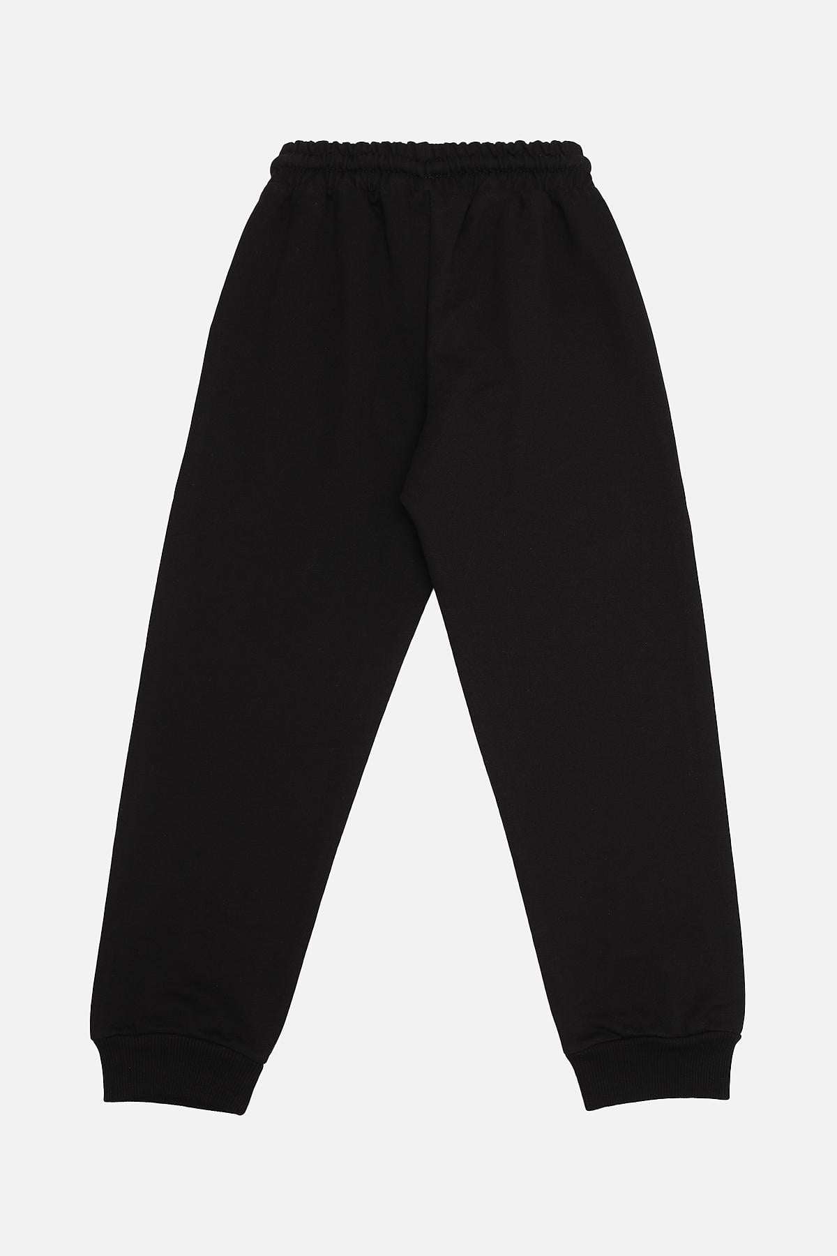 Брюки спортивные для мальчика 140 см Черный (ЦБ-00272534)