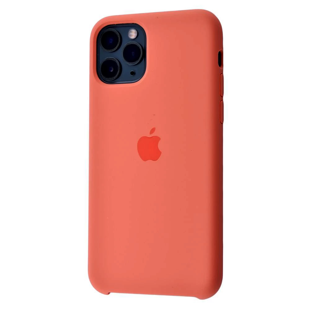 Силиконовый Чехол Накладка Silicone Case для iPhone 11 Pro Закрытый низ Peach Силиконовый Чехол Накладка Silicone Case для iPhone 11 Pro Закрытый низ Peach