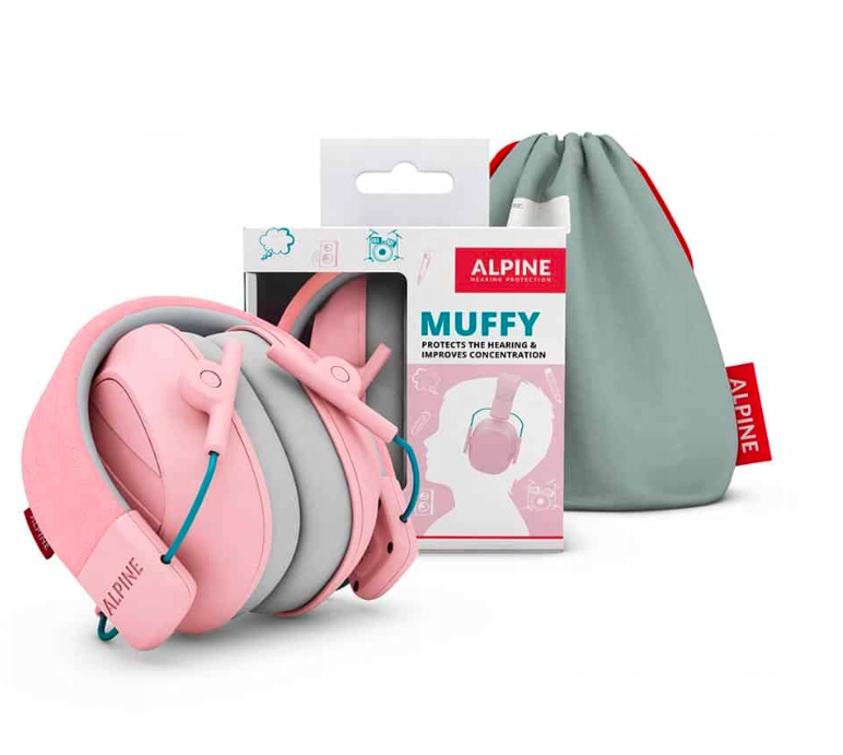 Навушники захисні Alpine Muffy Kids 25 дБ для дітей 5–16 років Рожевий (31495355)