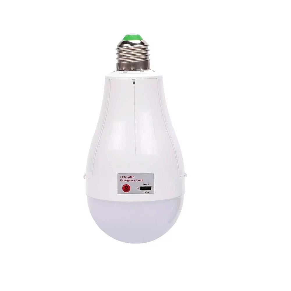 Лампа под патрон Clefers мощность 20 W с аккумулятором 18650x2 см(E27)