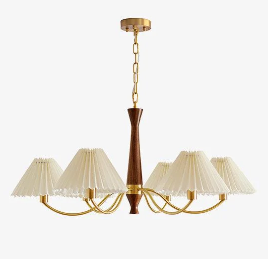 Люстра светодиодная Пэм 5031 на 3 плафона Золотистый