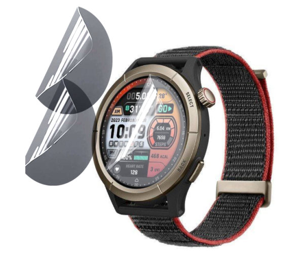 Пленка противоударная гидрогелевая Hydrogel Film для Amazfit Cheetah Pro 6 шт. Transparent