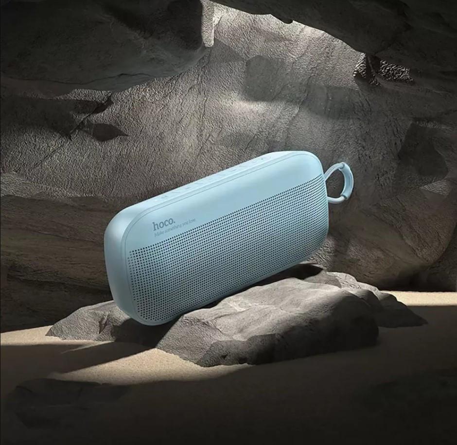 Колонка портативная Hoco HC21 Shadow sports Синий - фото 3 Колонка портативная Hoco HC21 Shadow sports Синий - фото 3