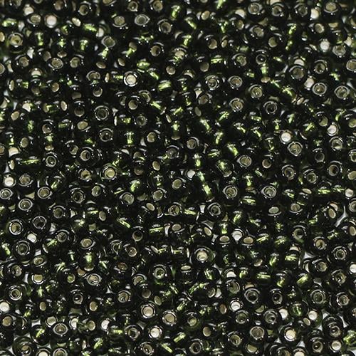 Бісер Preciosa 57290 блискучий 5 г Зелено-болотний (1989690207)