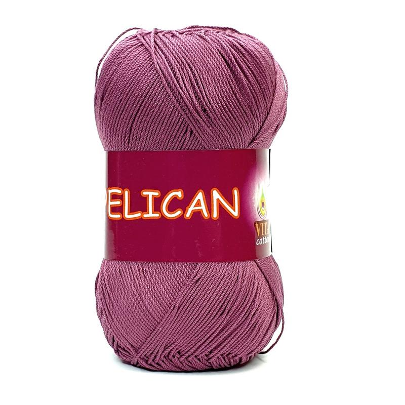 Пряжа Vita Cotton Pelican 3997 темная роза (3317)
