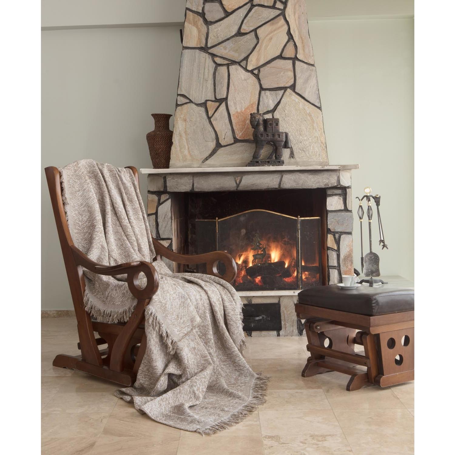 Плед Eponj Home Buldan Keten Linen 170x220 см Hardal (svt-2000022240314)