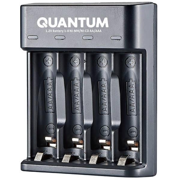 Зарядное устройство Quantum QM-BC1040 для Ni-MH/Ni-CD 1,2V AA/AAA 4-slot для аккумуляторов (53185) - фото 1