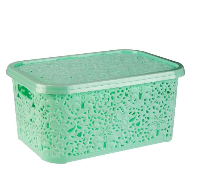 Кошик R-plastic Ажур 6 л 28,5x20,5x12,5 см М'ятний (AN005801)