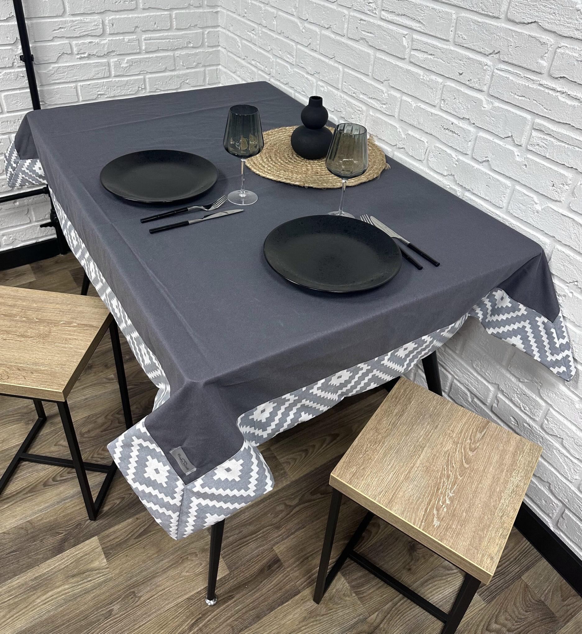 Скатерть Comfort Home водоотталкивающая с тефлоновым покрытием и кантом 140x180 см
