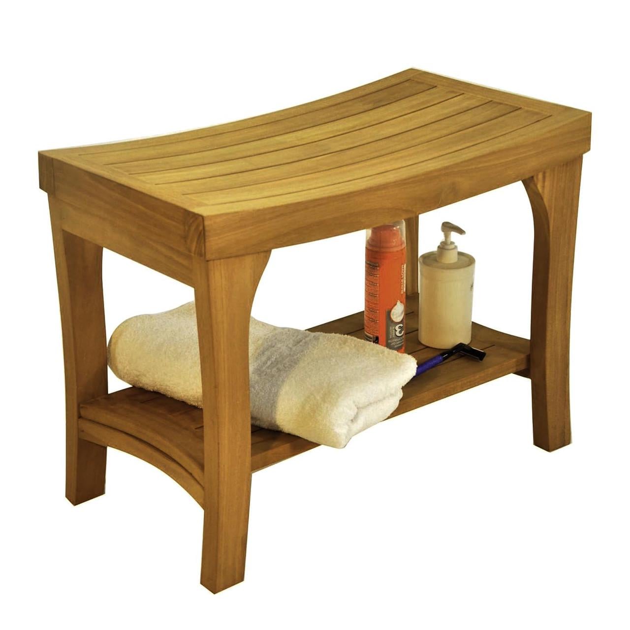 Табурет для ванной из дерева Рулейс Тектона (ТВН-013924)