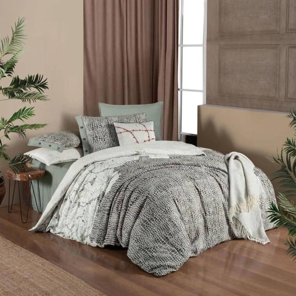 Комплект постільної білизни Sarev Anas haki фланель євро (2000022283253)