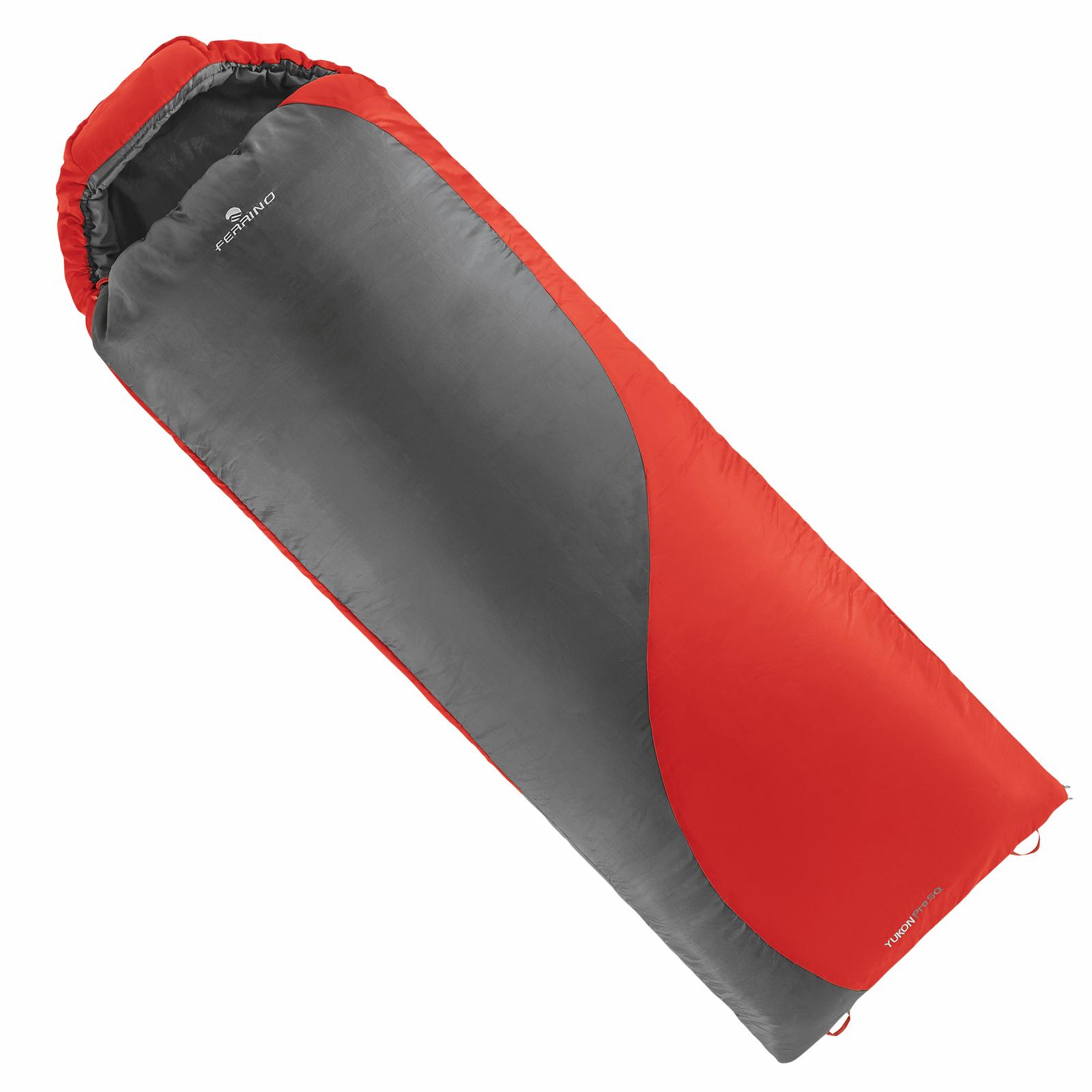 Спальний мішок Ferrino Yukon Pro SQ +3 °C left Scarlet Red/Grey