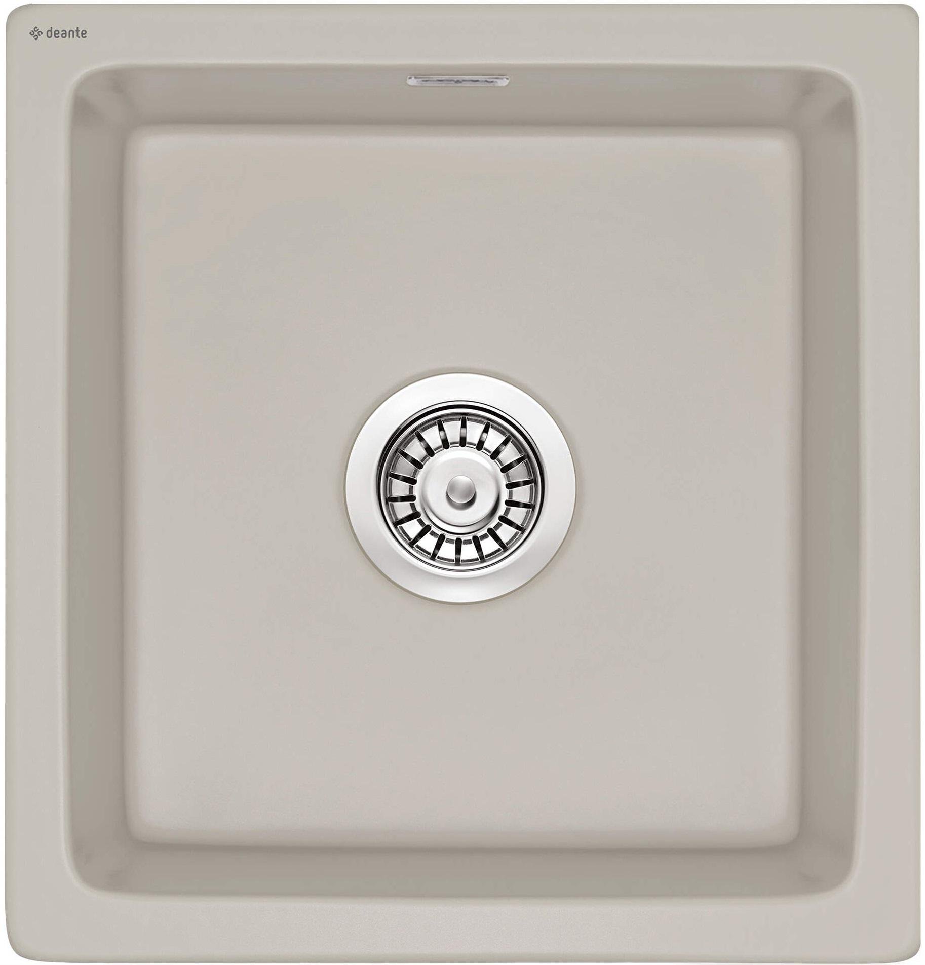 Мойка кухонная Deante ZCB_C103 гранитная прямоугольная 450x478 мм Бежевый (25964525)