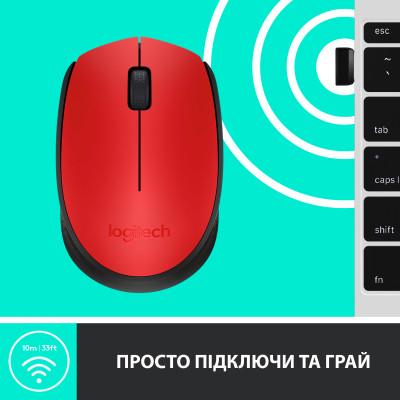 Компьютерная мышка Logitech M171 Red (910-004641) - фото 6 Компьютерная мышка Logitech M171 Red (910-004641) - фото 6