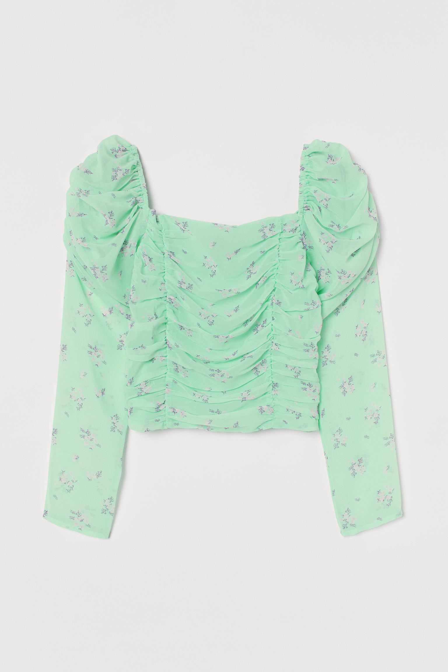 Блуза р. 36 Светло-зеленый (8787562log)