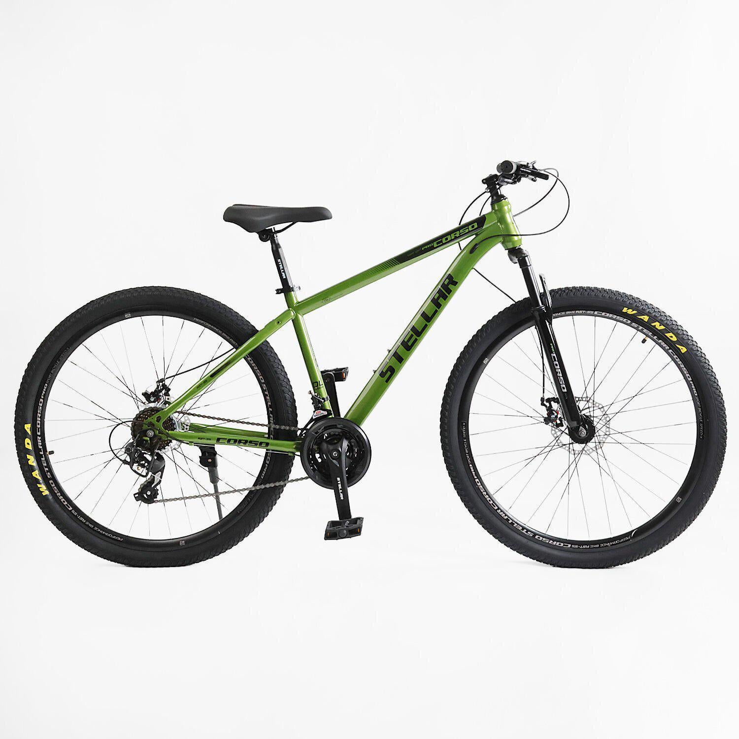 Велосипед горный Corso Stellar 29" рама 17" Зеленый