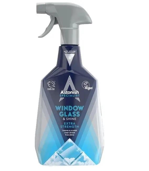 Засіб для миття вікон та дзеркал Astonish Window&Glass Cleaner з антизапітнінням 750 мл (8605948)