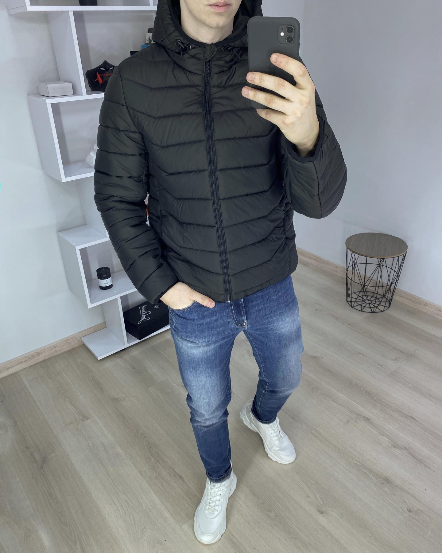 Куртка чоловіча James весняно-осіння S Чорний (26478) - фото 9 Куртка чоловіча James весняно-осіння S Чорний (26478) - фото 9