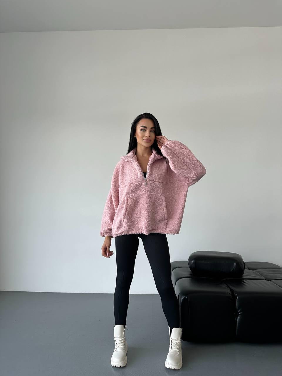 Худи Тедди экомех р. 42-48 Пудровый (21295879) - фото 6 Худи Тедди экомех р. 42-48 Пудровый (21295879) - фото 6