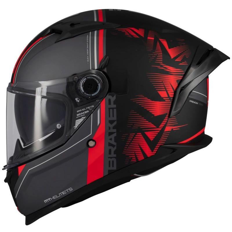 Мотошлем MT HELMETS BRAKER SV CHARM B5 S Matt (46613)