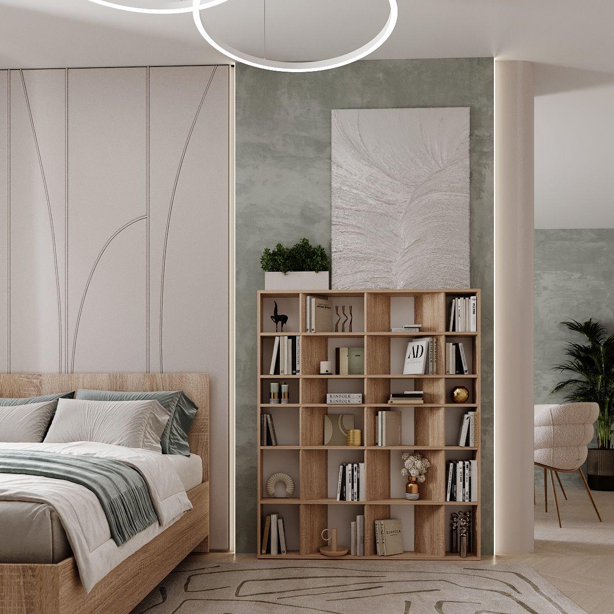 Стелаж для книг AiH Light 24 комірки 120х146х16 см Дуб Сонома (LT13130000000)