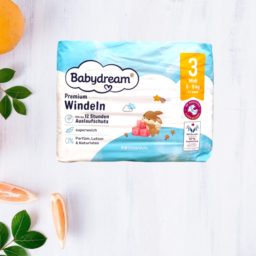 Підгузки Babydream Premium 3 Midi 5-9 кг 43 шт. Підгузки Babydream Premium 3 Midi 5-9 кг 43 шт.