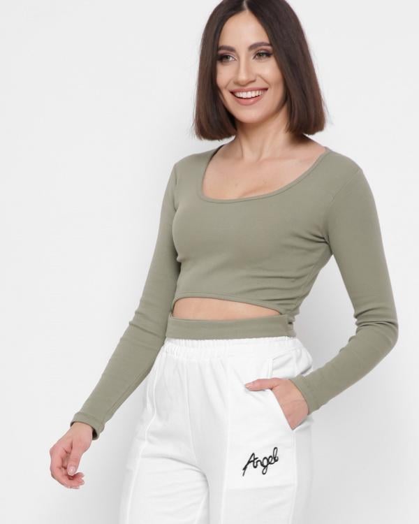 Топ женский Carica-6601-1 L Хаки (2000002406204) Топ женский Carica-6601-1 L Хаки (2000002406204)