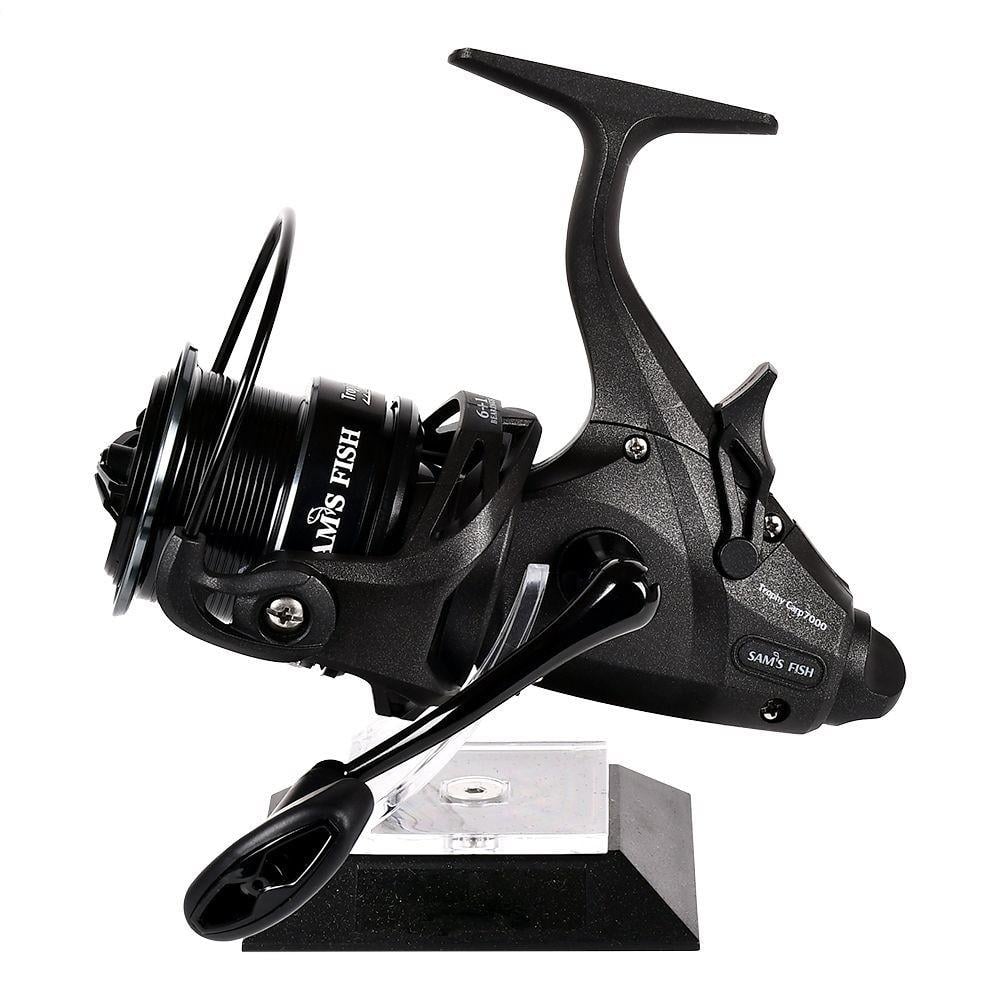 Катушка карповая Sams Fish Trophy Carp 7000 с 2 шпулями Черный (SF24340-7)