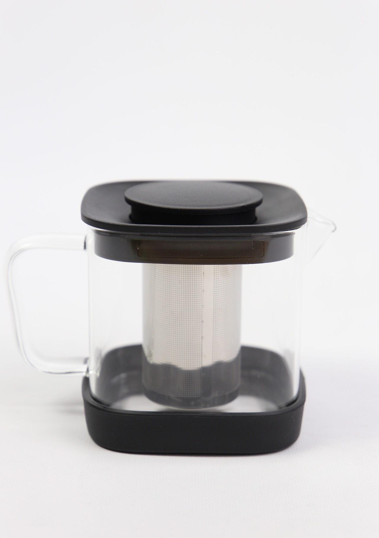 Чайник заварочный квадратный с металлическим фильтром 700 мл (00000010479) - фото 2