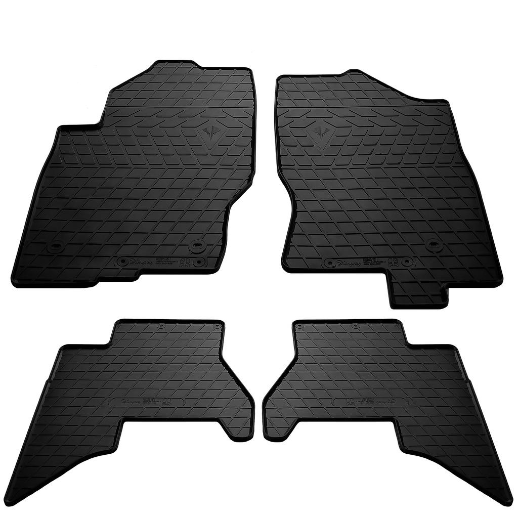 Резиновые коврики 2010-2015 Stingray для Nissan Pathfinder R51 2005-2014 гг. резина Черный