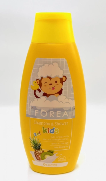 Детский шампунь и гель для душа Forea Shower & Shampoo for Kids Ананас 500 мл
