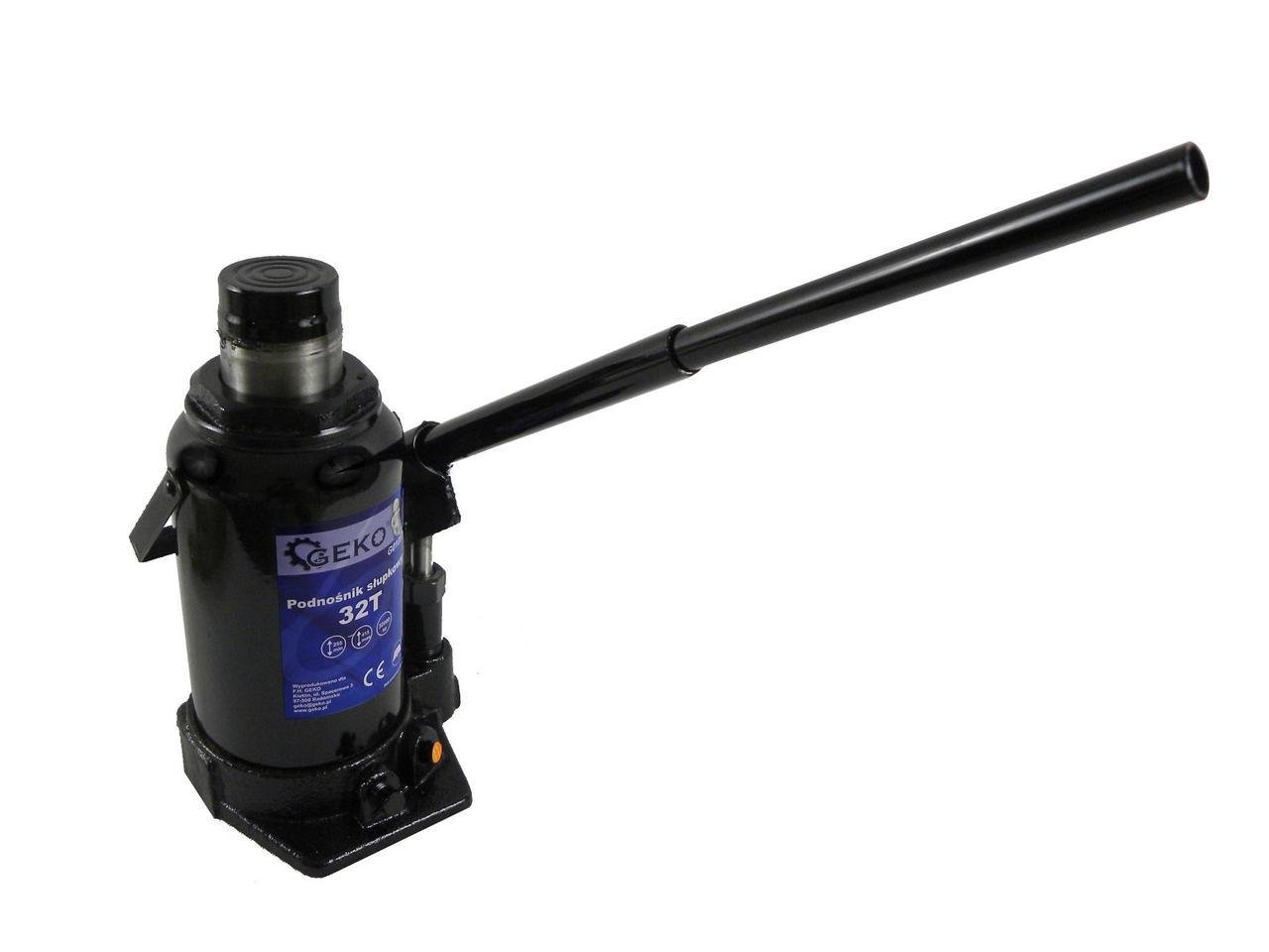 Домкрат гідравлічний GeKo пляшковий 32 тонни (G01057) - фото 3 Домкрат гідравлічний GeKo пляшковий 32 тонни (G01057) - фото 3