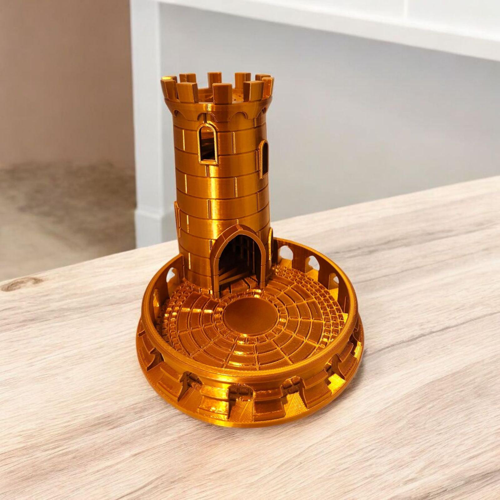 Вежа для кубиків Замковий Бастіон Золотий (0703-3) - фото 1