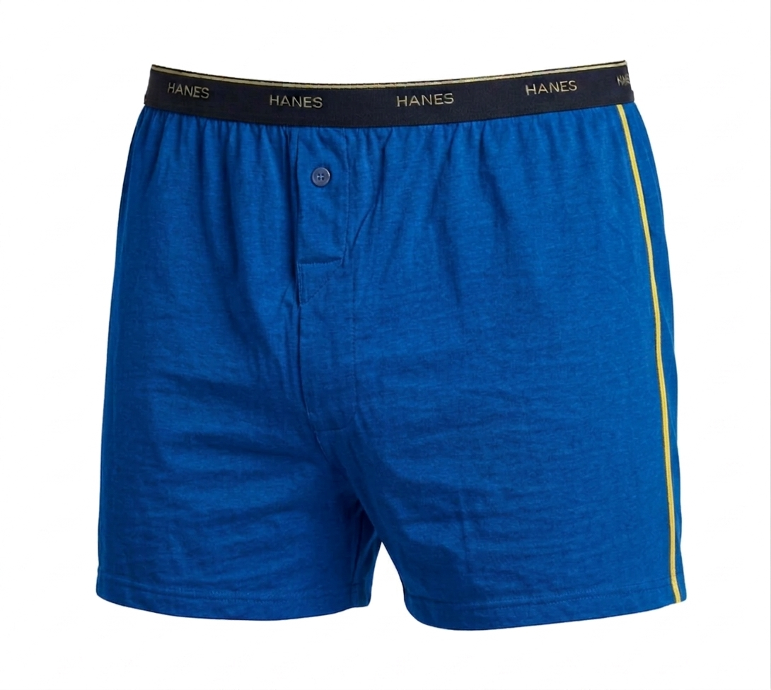 Трусы мужские семейные-боксеры Hanes Comfort Flex 2XL Синий (6465465)