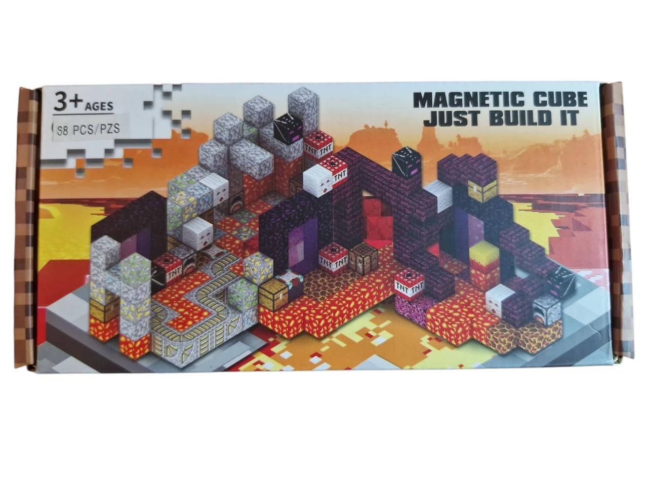 Конструктор магнитный Minecraft Замок с лавой 68 деталей (2728282203) Конструктор магнитный Minecraft Замок с лавой 68 деталей (2728282203)