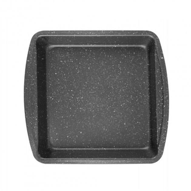 Форма для запекания Unique UN-1712 квадратная мраморная 26х23,5 см Темно-серый - фото 3 Форма для запекания Unique UN-1712 квадратная мраморная 26х23,5 см Темно-серый - фото 3