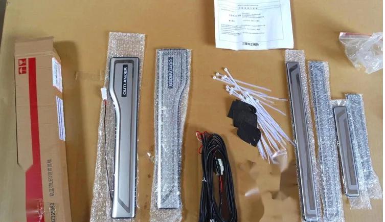 Накладки на пороги LED MZ335052/MZ335052EX Mitsubishi Outlander 3 6 шт. (27504001) - фото 10