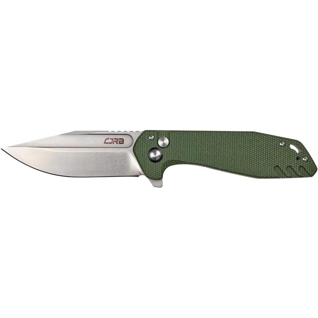 Ніж складаний мисливський CJRB Riff SW Micarta Green (m341059)