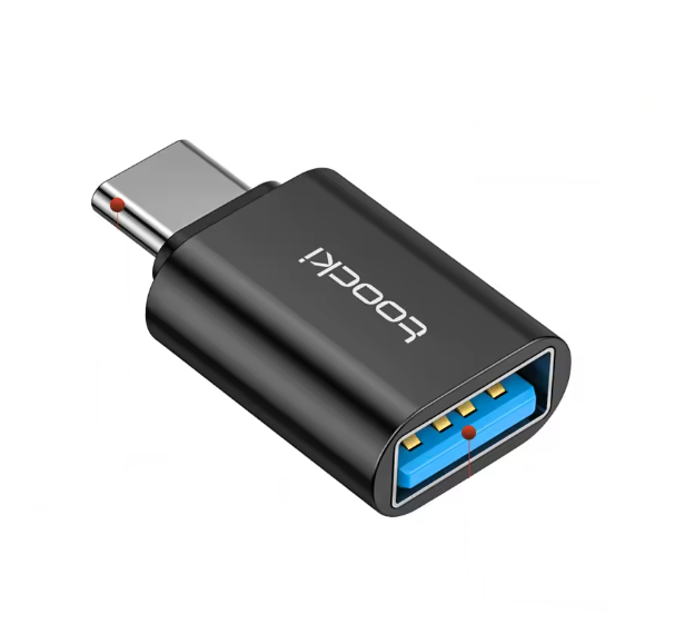 Адаптер Toocki Mini OTG Adaptor Type-C to USB-A 3.0 Black