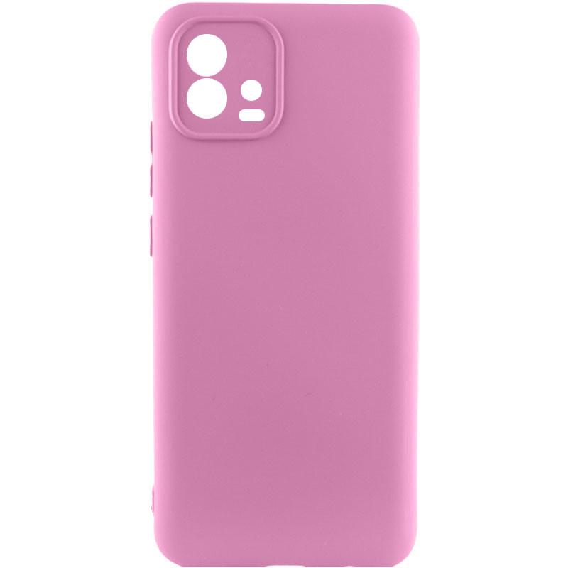 Противоударный чехол Silicone Cover Lakshmi Full Camera (A) для Motorola Moto G72 Розовый / Pink