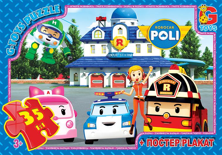 Пазли G-Toys "Робокар Поллі" 35 деталей (MTT-112732)