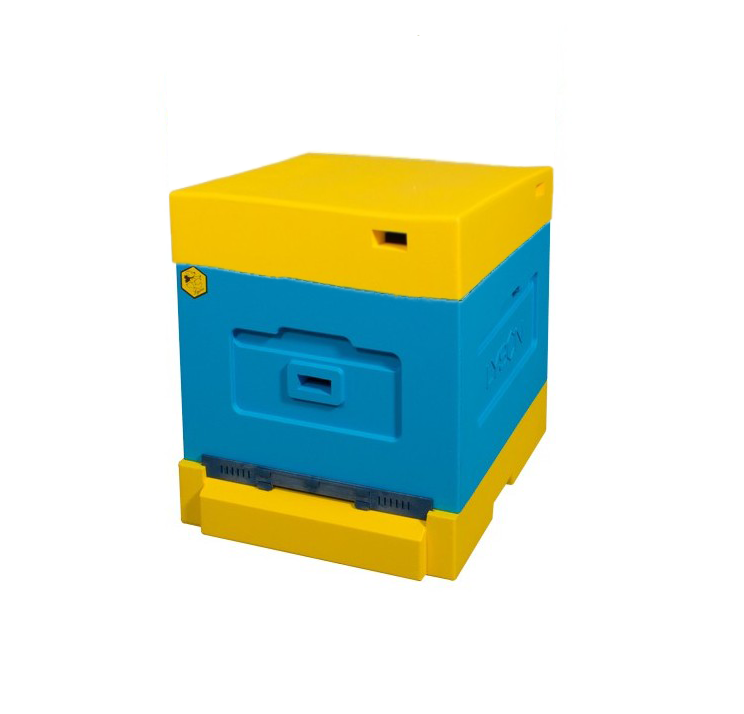 Вулик пінополістирольний Lyson Дадан на 10 рамок з гігієнічним дном фарбований