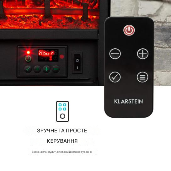 Электрический камин KLARSTEIN Lienz 1800 Вт 30 м2 (10034123) - фото 5 Электрический камин KLARSTEIN Lienz 1800 Вт 30 м2 (10034123) - фото 5