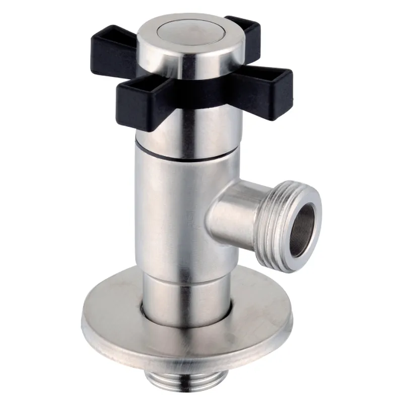 Кран для подключения сантехприборов Zerix VAL-09 1/2x1/2" из нержавеющей стали SUS304 (ZX5102)