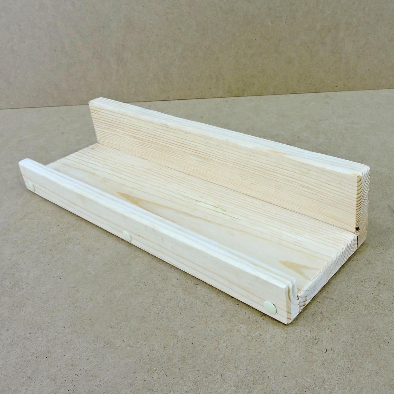 Полка настенная из дерева Хэнкок 40 см Бланже (НСП-0031401)