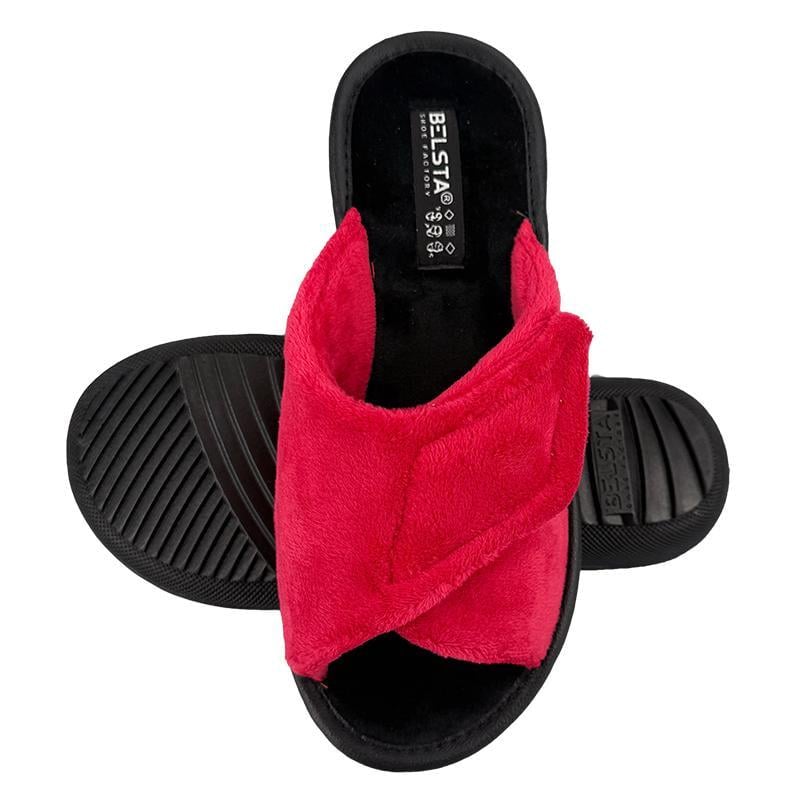 Домашние женские тапочки 89-11-2 p. 41 26,5 см Красный